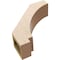 Ekena Millwork 5-inch W x 16-inch D x 16-inch H Imperial Rough Cedar Woodgrain TimberThane Knee Brace, Primed BRCUR05X16X16IMPRCPR - alternate 2